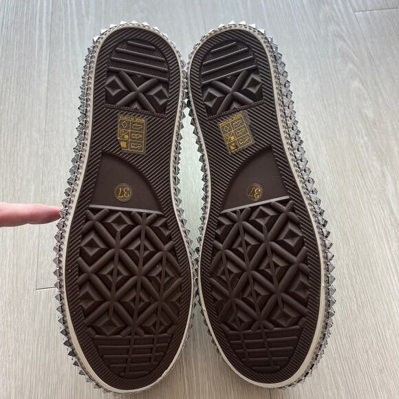 Nan-ku x Free People Cruise Studded Hi-Top Sneakers 37 US 7 Spring Mint NEW - Picture 9 of 13